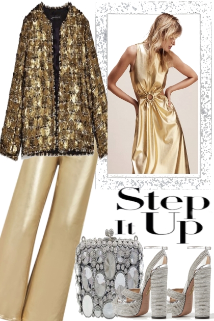 MIX WITH GOLD AND SILVER FOR CHRISTMAS- Fashion set