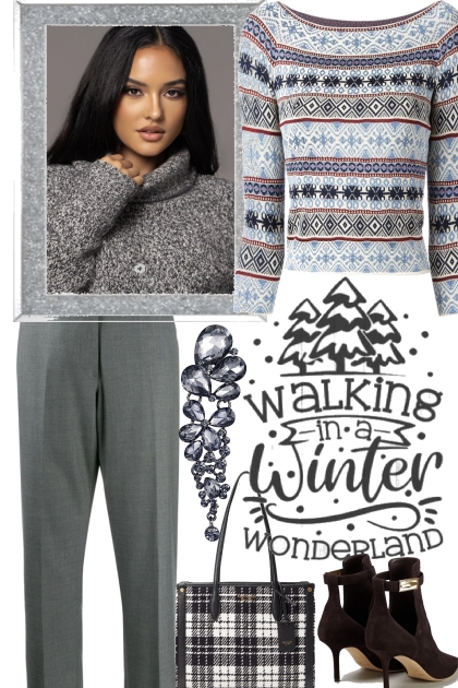 WALKING IN A WINTER WONDER LAND- Combinazione di moda