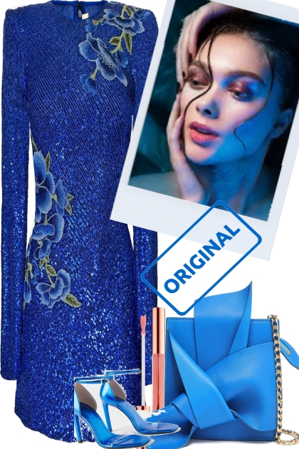 ORIGINAL IN BLUE 889- Fashion set