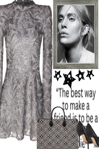 DRESSED IN GREY.- Combinazione di moda