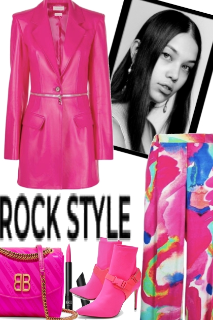 PINK ROCK STYLE 9  9- Fashion set