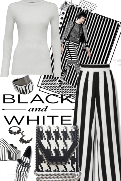 // ( BLACK AND WHITE- Fashion set