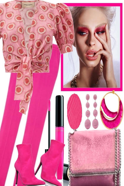 pink rosy// 8- combinação de moda