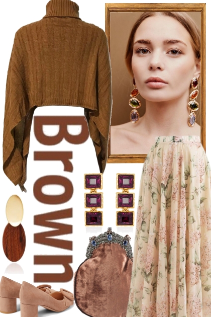 !"§ BROWN- Combinaciónde moda