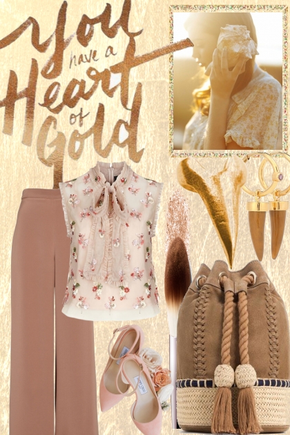 ´YOU HAVE A HEART OF GOLD- Fashion set