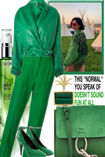 ´ß ´JUST GREEN- Combinaciónde moda