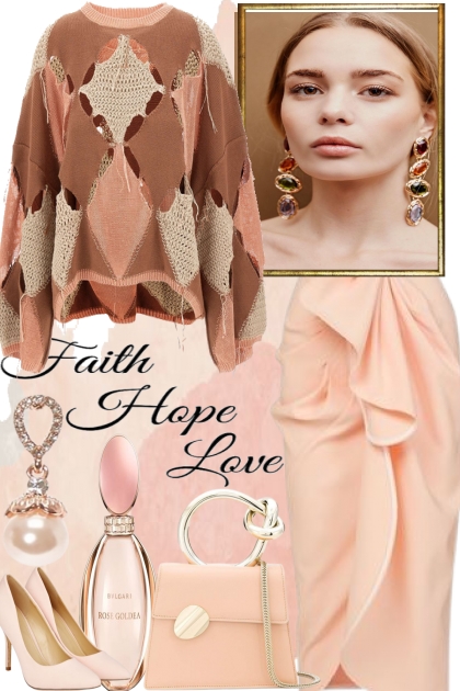 faith hope love- Модное сочетание