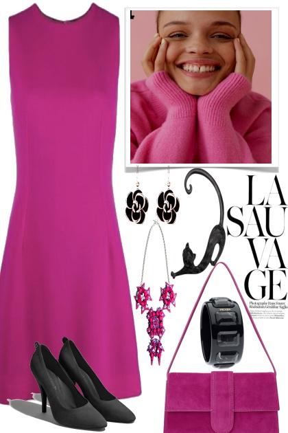 pink dress=ß- Fashion set