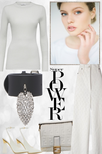 WHITE POWER- Combinaciónde moda