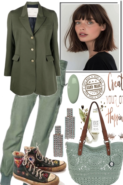 COMFY IN OLIVE. I - 搭配