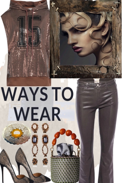 ways to wear```- combinação de moda