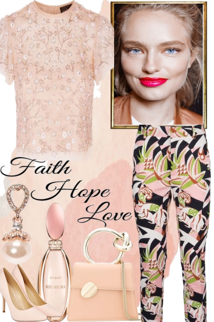 FAITH HOPE , LOVE- Модное сочетание