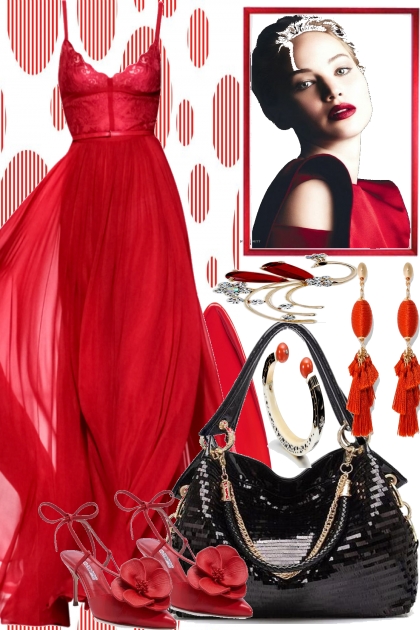 elegant in red!
