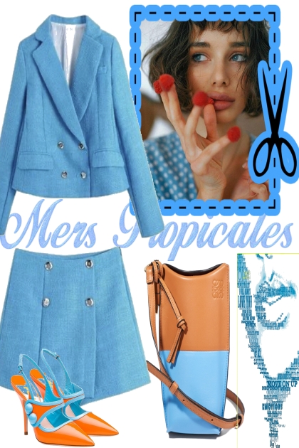 BLUE SUMMER --- Combinazione di moda