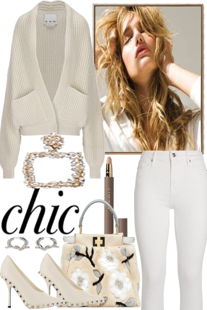 CHIC IN WHITES- Модное сочетание