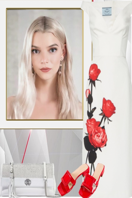 RED ``ROSES- Combinaciónde moda