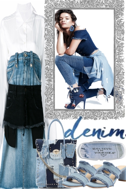 DENIM GIRL°!°- Modna kombinacija