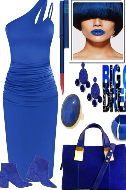 GET THE BLUES ON`- Fashion set