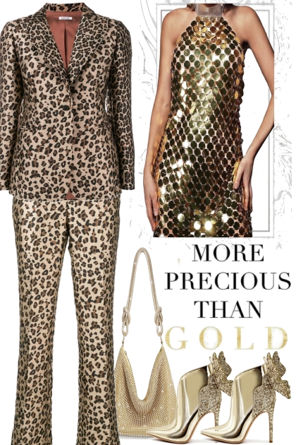 -LEO GOES WITH GOLD- Fashion set