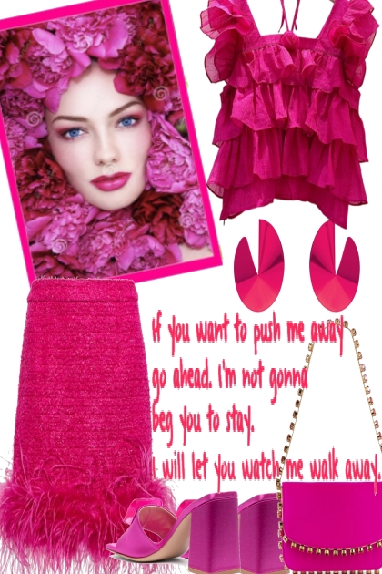 SUMMER IN .. PINK.-- Fashion set