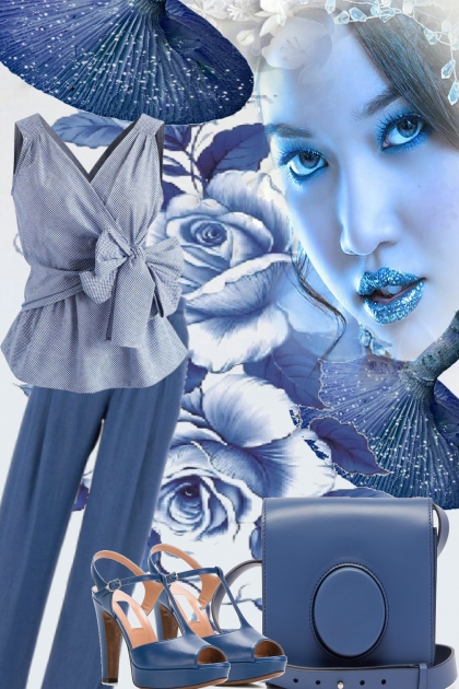 MONDAY TIME FOR THE BLUES ?- Combinazione di moda