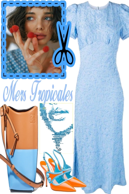 BLUE   LACE. - Fashion set