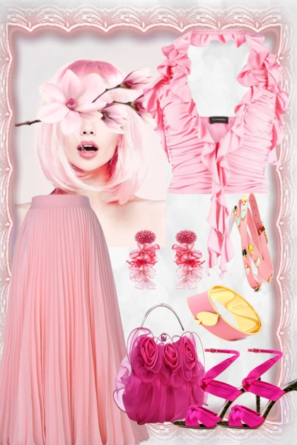 MIX A BIT -PINK- Combinazione di moda