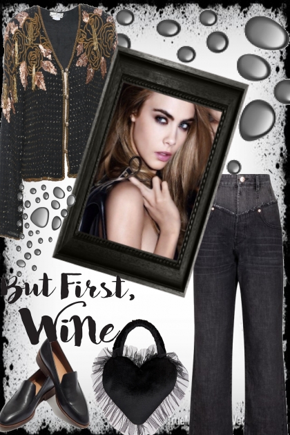 BLACK. JEANS. . .- Fashion set