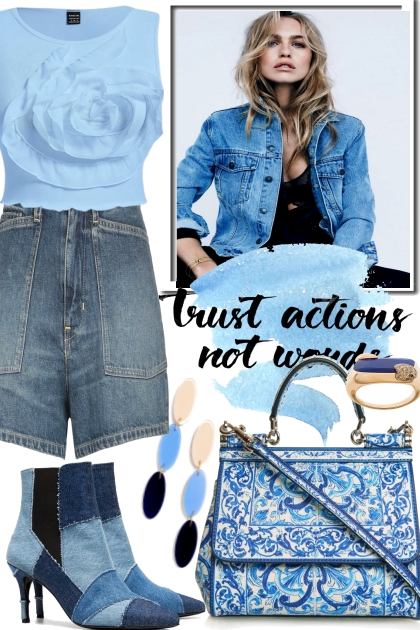 JEANS SHORTS. ´´- Модное сочетание