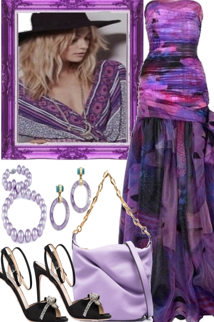 PURPLE RAIN   ---- Combinazione di moda