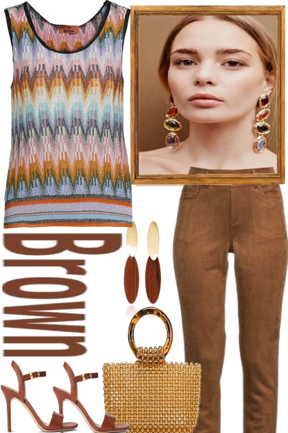 ´´- BROWN- Combinaciónde moda