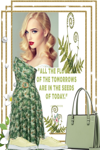 PRETTY <GREENS- Combinaciónde moda