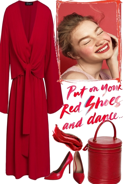 ´- PUT YOUR RED SHOES ON...- Combinazione di moda