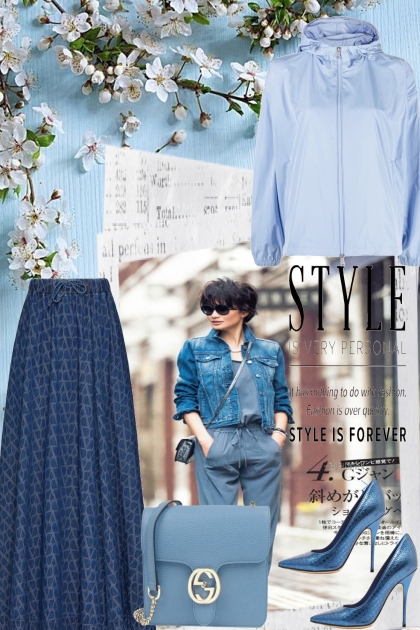 STYLE   THE BLUES- Combinazione di moda