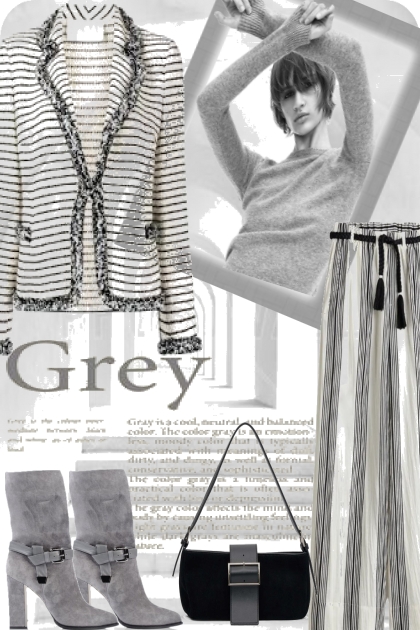 GREY. .- Modna kombinacija