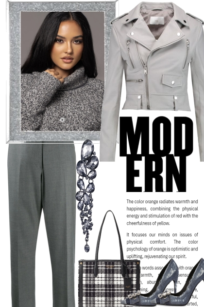 MODERN SHADES OF GREY.. . .- Fashion set