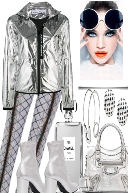 PARTY STARTS IN SILVER- Fashion set