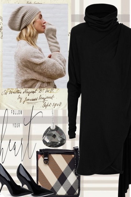 SWEATER. DRESS. FOR  FALL- Modna kombinacija