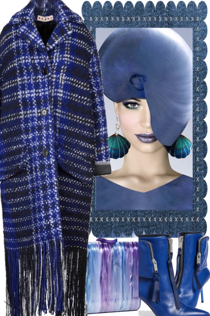 THE --- BLUES FOR THE WEEKEND.- combinação de moda