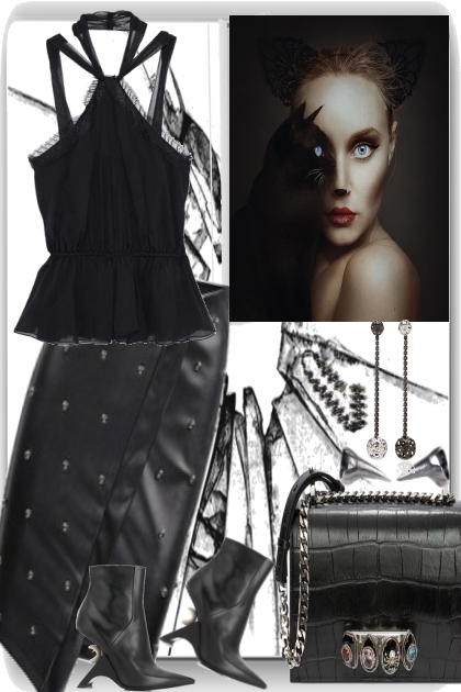 into - the dark- Combinazione di moda