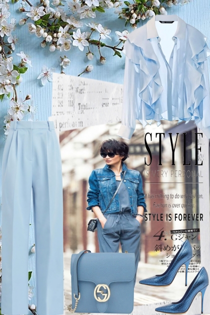 THE BLUES -- TODAY- Combinaciónde moda