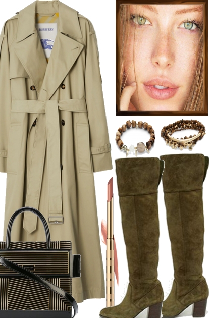 -- TRENCH FOR FALL .- Modekombination