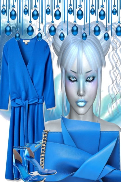 BLUE ..  ANGEL- Fashion set