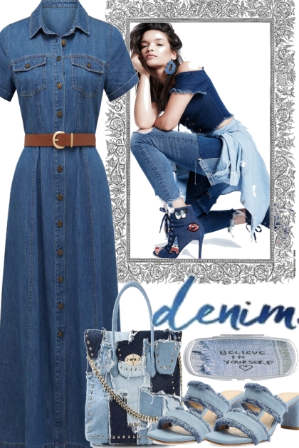 -- DENIM..- Fashion set