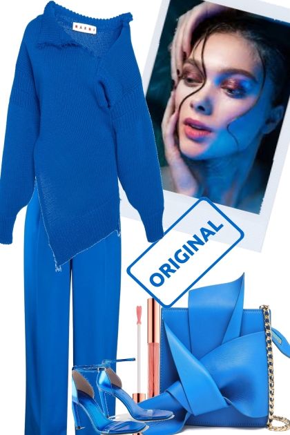 FALL INTO BLUE- Fashion set