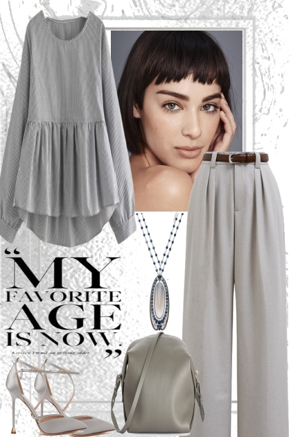 GREY .. IS A GOOD CHOICE- Combinaciónde moda