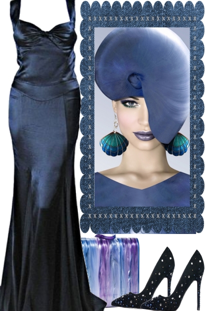 A DARK BLUE NIGHT- Combinazione di moda