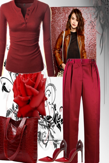 RED!!!!- Fashion set