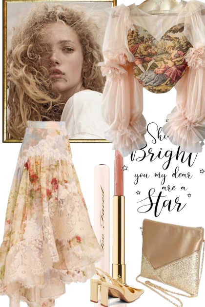 ROMANTIC STAR GIRL. . - Fashion set