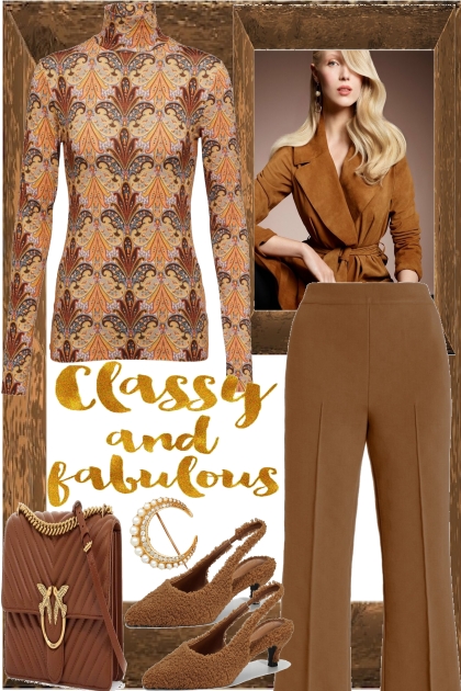 classy and fabulous  . .  .- Combinaciónde moda